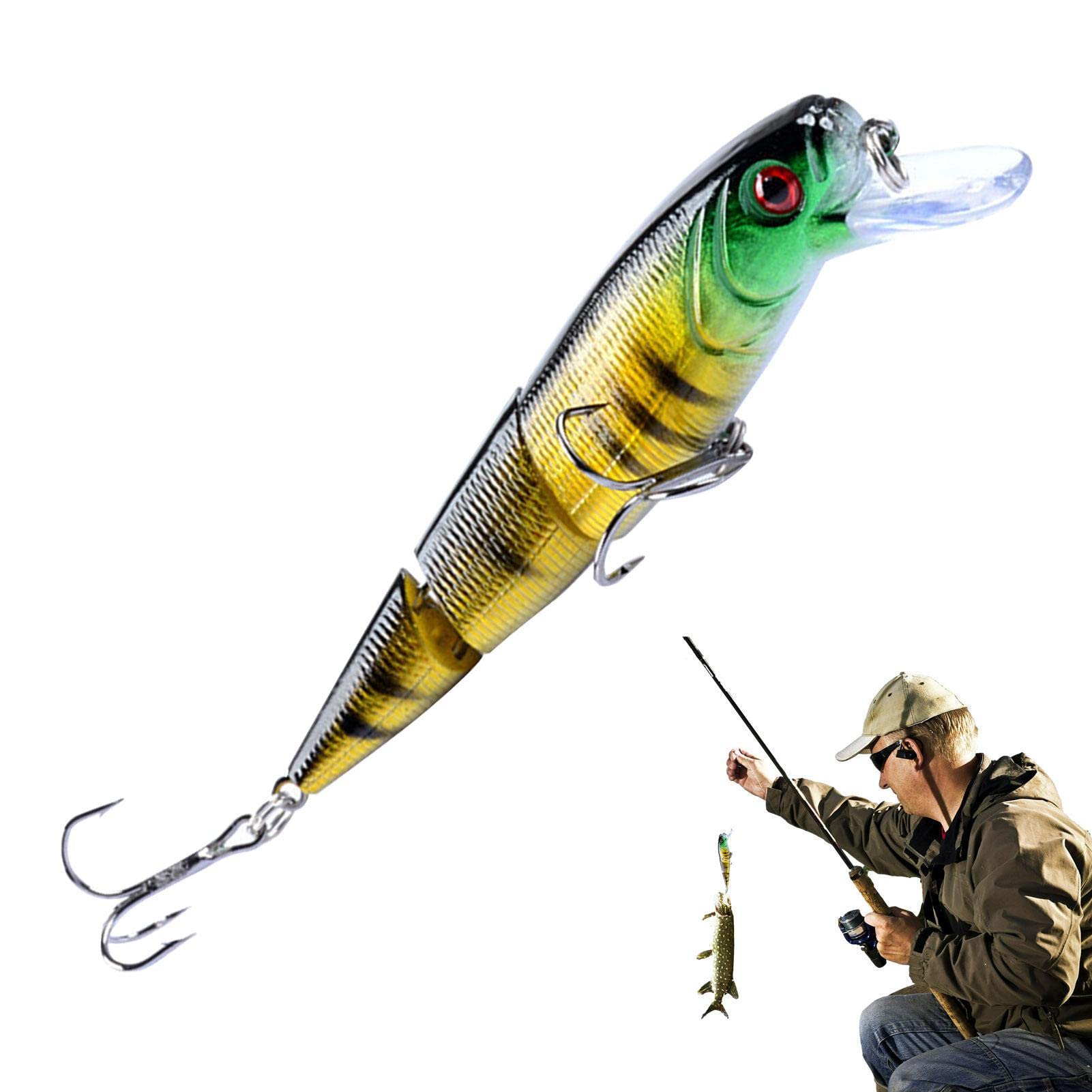 Amazon.co.jp: Saltwater Fishing Lures - Three Section Swimming
